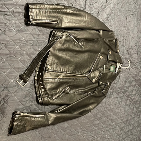 Wild Fable black leather jacket perfect condition, never worn. - Picture 1 of 4